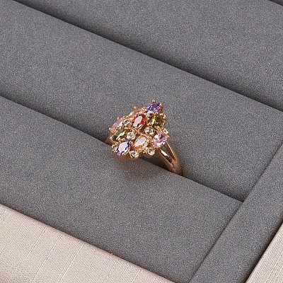 PU Leather Jewelry Ring Displays RDIS-G006-02B-1