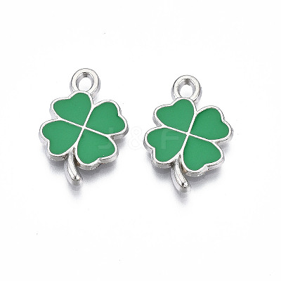 Rack Plating Alloy Enamel Pendants LS-ENAM-N055-088-01P-1