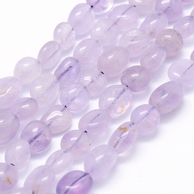 Natural Lavender Amethyst Beads Strands G-K230-03B-1