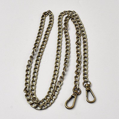 Iron Curb Chain Purse Chains FIND-WH0367-221AB-1