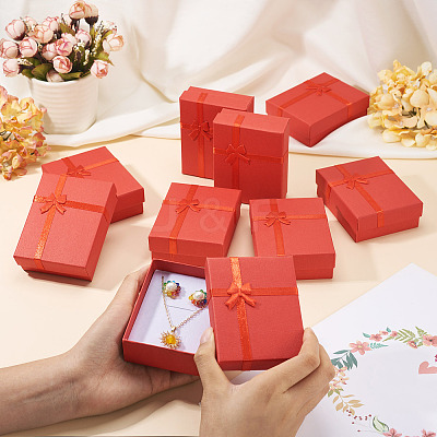 Cardboard Jewelry Set Boxes CON-TAC0006-06D-1