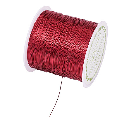 Round Copper Beading Wire for Jewelry Making YS-TAC0004-0.3mm-16-1
