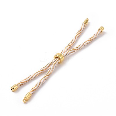 Nylon Cord Silder Bracelets MAK-C003-03G-09-1