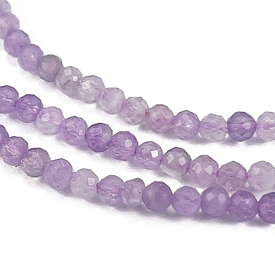 Natural Lavender Amethyst Beads Strands G-C127-A03-04-1