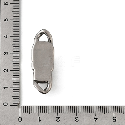304 Stainless Steel Connector Charms STAS-M119-06A-AS-1