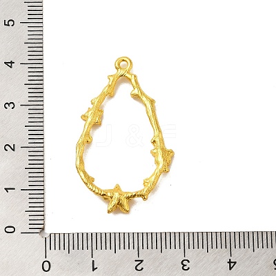 Rack Plating Alloy Pendants FIND-C063-10G-1