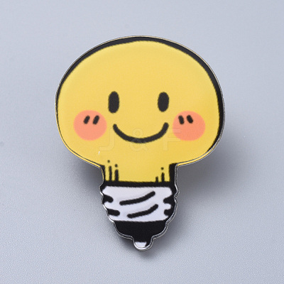 Acrylic Safety Brooches JEWB-D006-B07-1
