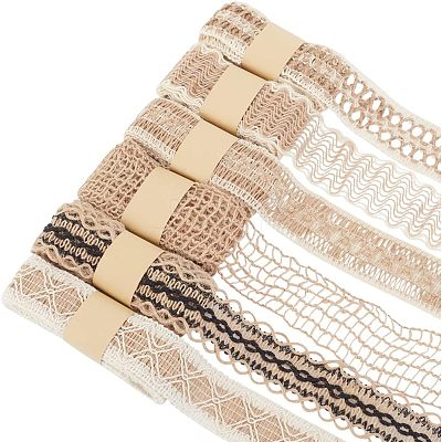 6 Bundles 6 Styles Burlap Ribbon OCOR-OC0001-18-1