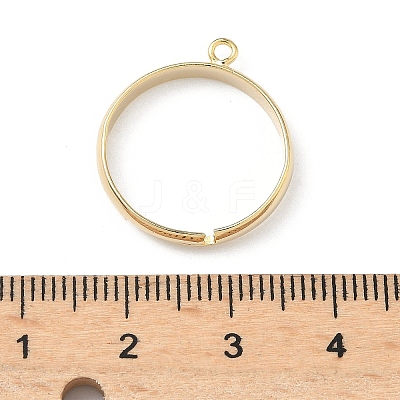 Adjustable Brass Finger Ring Trays for Hanging Pendant KK-K414-03A-G-1
