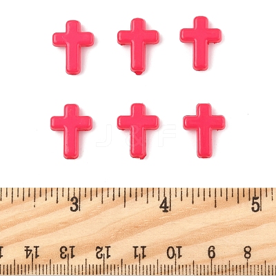 200Pcs Opaque Acrylic Beads SACR-FS0001-39E-1