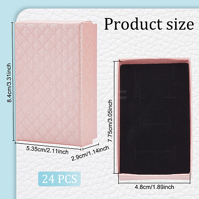 Rectangle Cardboard Gift Box LS-CON-WH0087-97A-1