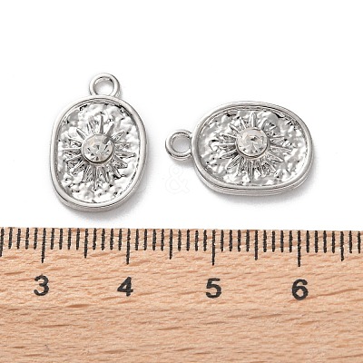 Rack Plating Alloy Pendants FIND-M038-04P-1