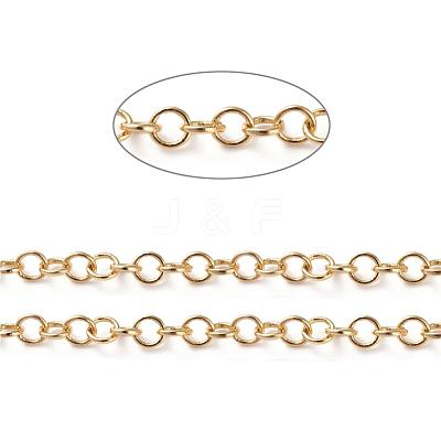 Soldered Brass Rolo Chains CHC-G005-07G-1