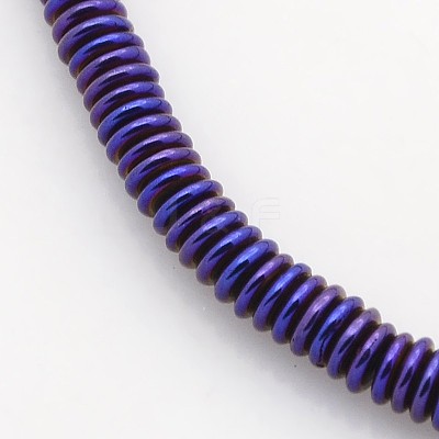 Electroplate Non-magnetic Synthetic Hematite Beads Strands G-J216F-M-1