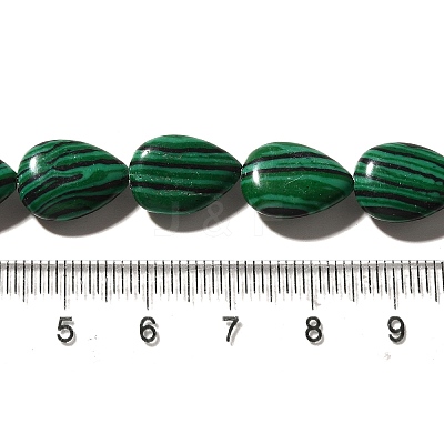 Synthetic Malachite Beads Strands G-I377-A05-1