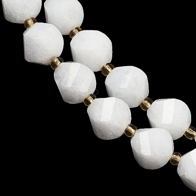 Natural White Jade Beads Strands G-U023-A20-01A-1