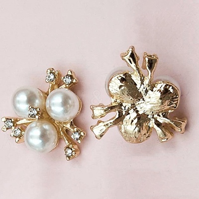 Alloy Rhinestones Cabochons FIND-WH0423-76-1