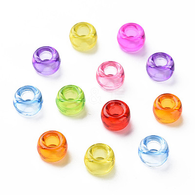 Transparent Acrylic Beads MACR-N013-021-1