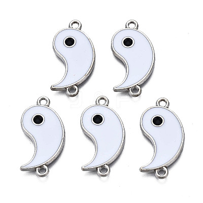 Alloy Enamel Split Links Connectors ENAM-N056-187A-RS-1