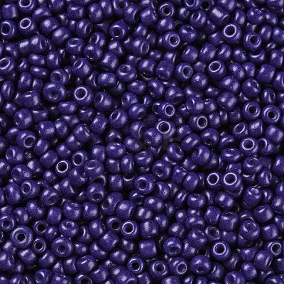 Baking Paint Glass Seed Beads SEED-S001-K6-1