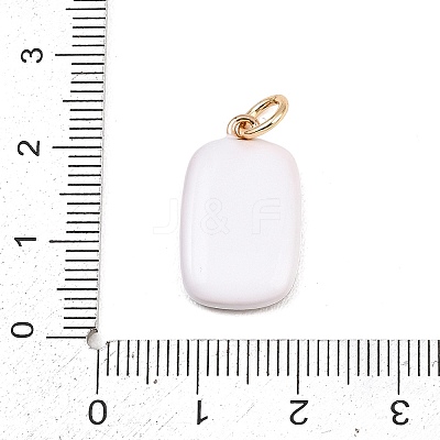 Brass Enamel Pendants ENAM-I087-03A-1