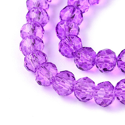 Baking Paint Glass Beads Strands LS-EGLA-Q120-D-B02-1