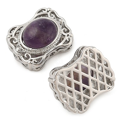 Natural Amethyst Multi-Strand Links KK-M304-05P-01-1