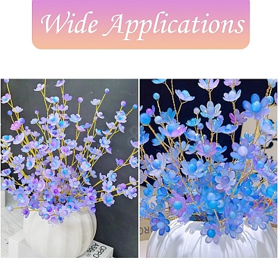 DIY Round Flower Acrylic Beads Jewelry Making Kits DIY-CJ0002-82-1