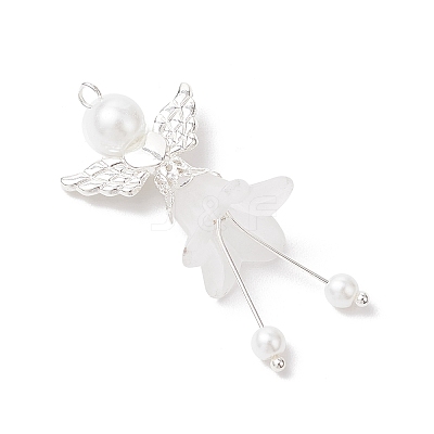 Frosted Acrylic Pendants PALLOY-JF04048-1