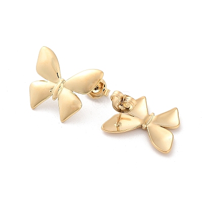 304 Stainless Steel Stud Earrings EJEW-H115-11G-1