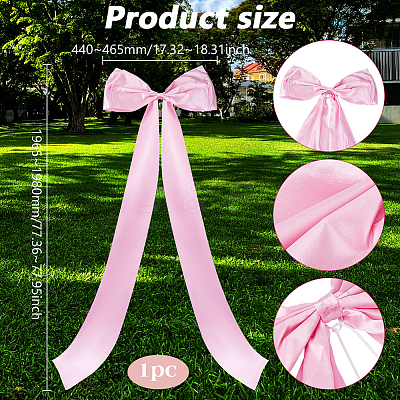 Polyester Bowknot Decoration AJEW-WH0695-228A-1