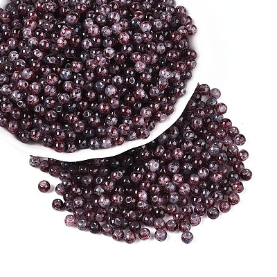 Baking Paint Glass Beads DGLA-T005-01A-08-1