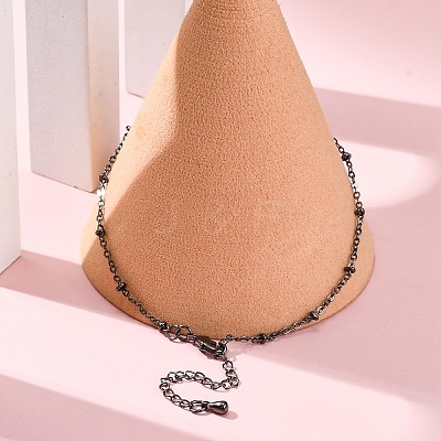 Brass Satellite Chains  Bracelets for Women BJEW-G735-19B-1