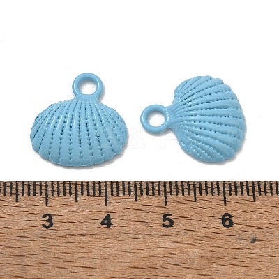 Spray Painted Alloy Pendants AL-CBA5D51-01C-1