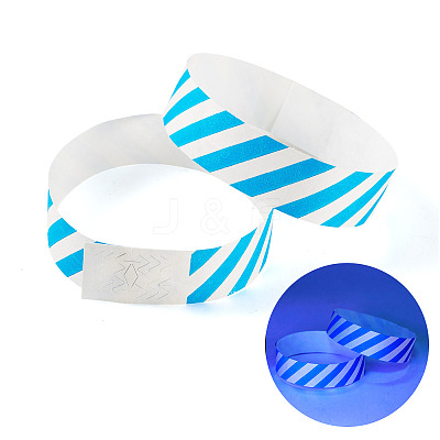 Paper Disposable Wristbands BJEW-TAC0075-002E-1