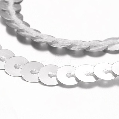 Silver White Paillette/Sequins Roll X-BS02Y-1