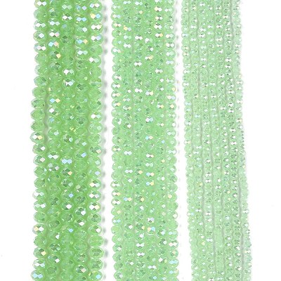 Electroplate Glass Beads Strands EGLA-A044-J6mm-B01-1