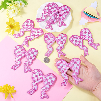 8Pcs Polyester Clothing Patches DIY-TA0015-30B-1