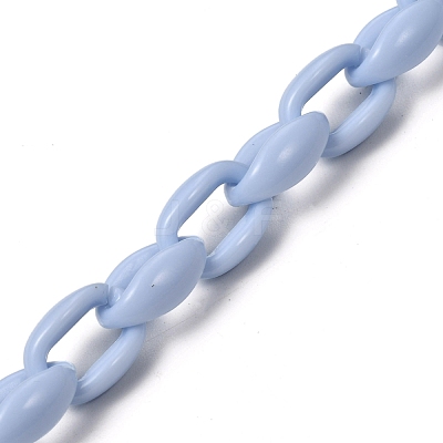 Handmade Acrylic Cable Chains AJEW-JB00690-01-1