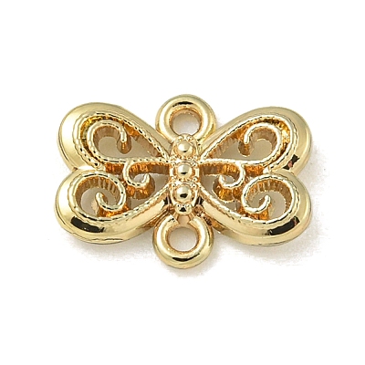 Alloy Hollow Connector Charms PALLOY-F310-02G-01-1