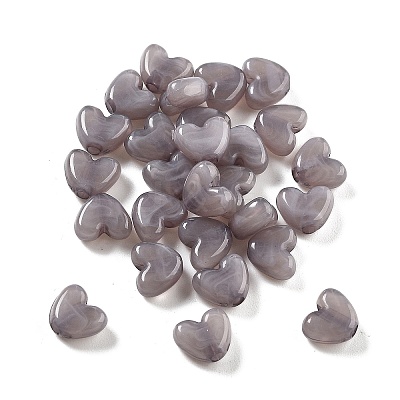 50Pcs Acrylic Beads OACR-S044-01C-1