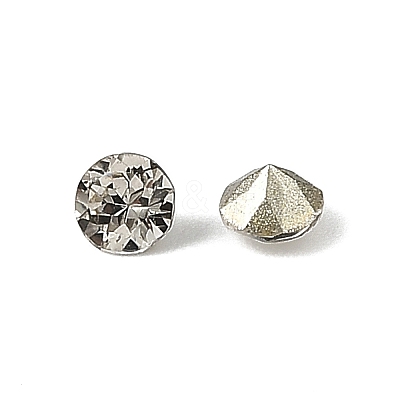 Glass Rhinestone Cabochons GLAA-A018-4mm-001-1
