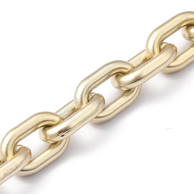 Handmade Spray Painted CCB Cable Chains AJEW-JB00719-1