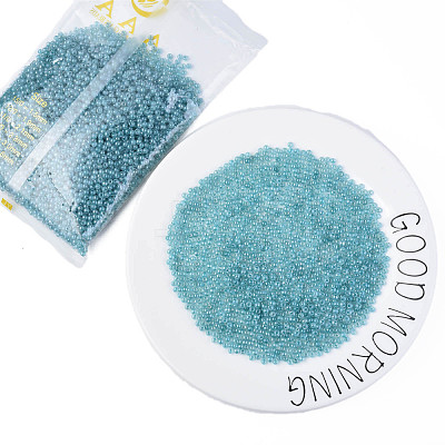 6/0 Imitation Jade Glass Seed Beads SEED-N004-006-20-1