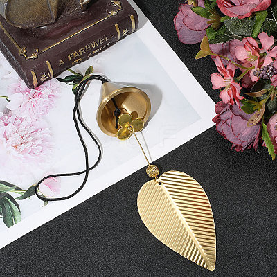 Brass Bell Pendants HJEW-WH20816-010G-E-1