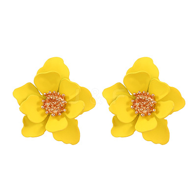 Acrylic Stud Earrings WH-WGDDCF2-01-1