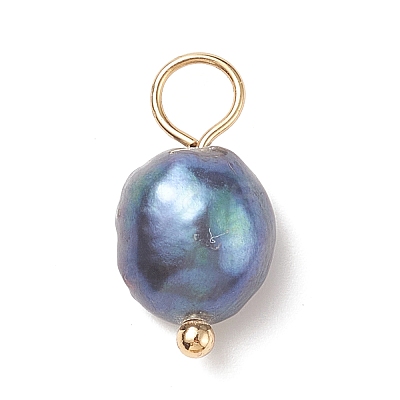 Natural Cultured Freshwater Pearl Pendants X-PALLOY-JF01949-01-1