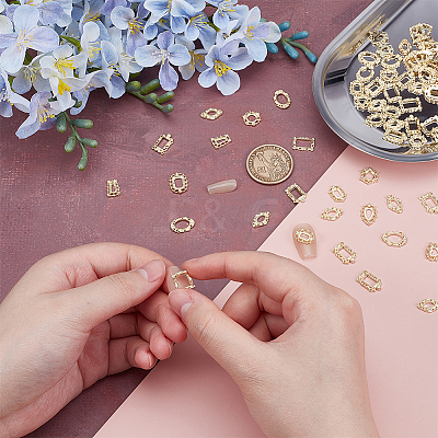 Alloy Cabochons MRMJ-WH0082-77-1