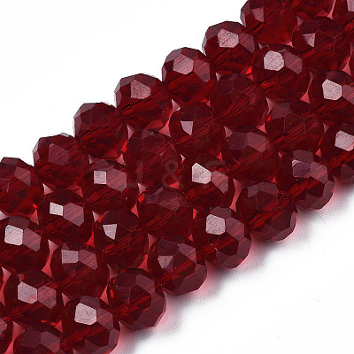 Glass Beads Strands X-EGLA-A034-T10mm-D32-1