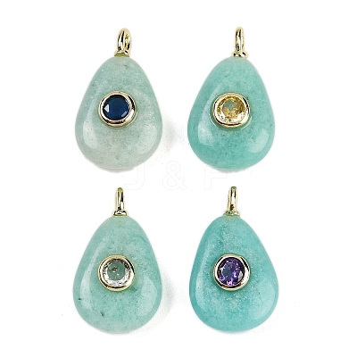 Natural Amazonite Pendants G-H322-01G-03-1